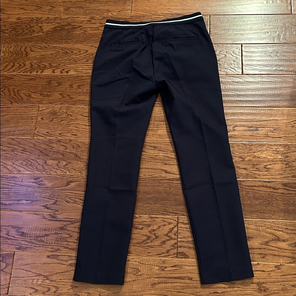 Zara Basic Collection Dark Blue Capris - image 6